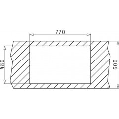 Pyramis Pyragranite Alazia 1B 1D 79x50cm 070037011  Pyramis Pyragranite Alazia 1B 1D 79x50cm 070037011